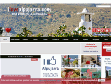 Tablet Screenshot of ilovealpujarra.com